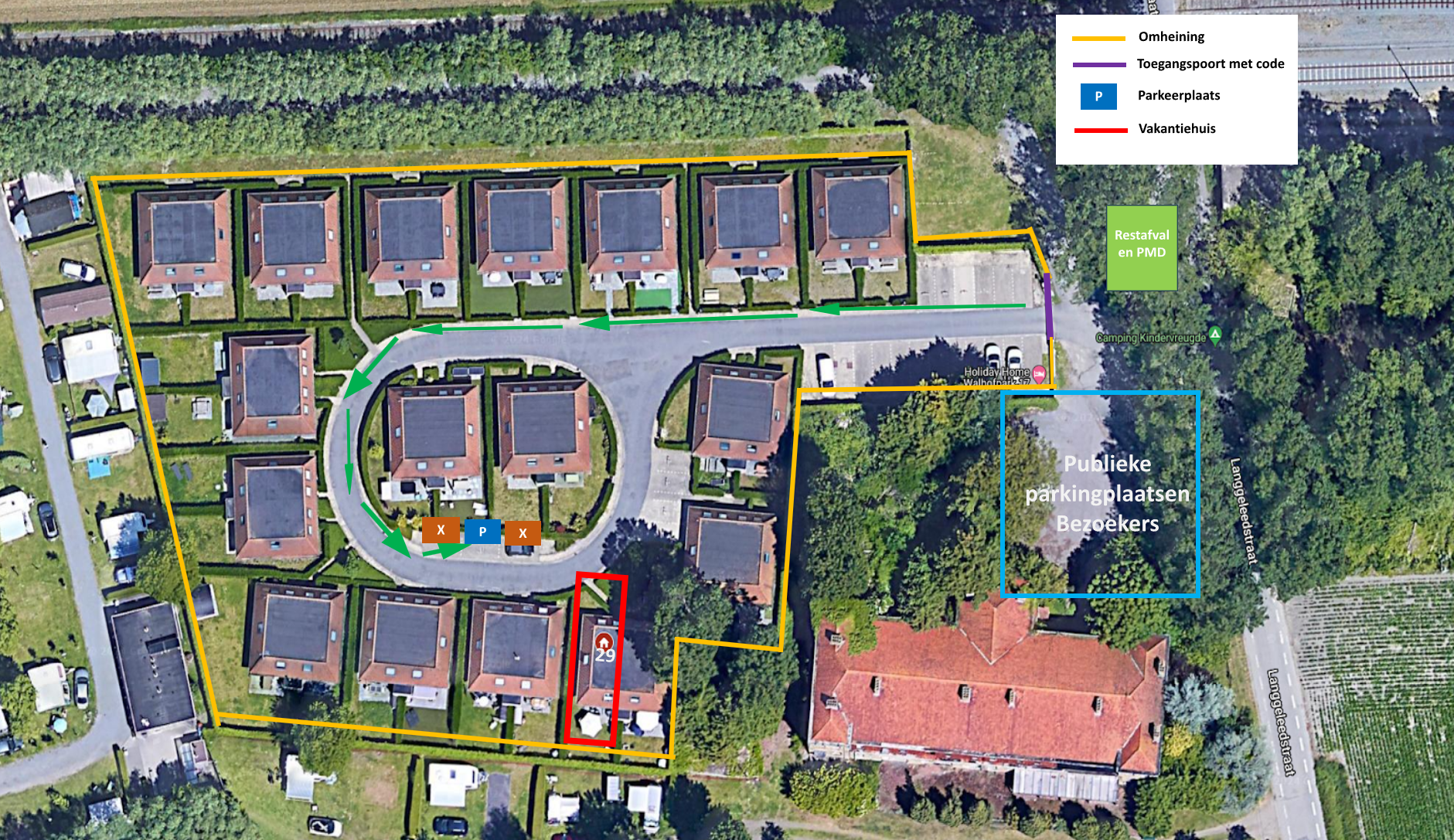 Plattegrond Walhofpark